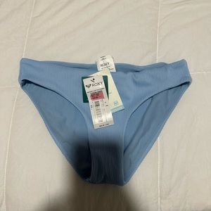 Baby blue full coverage ribbed bottoms